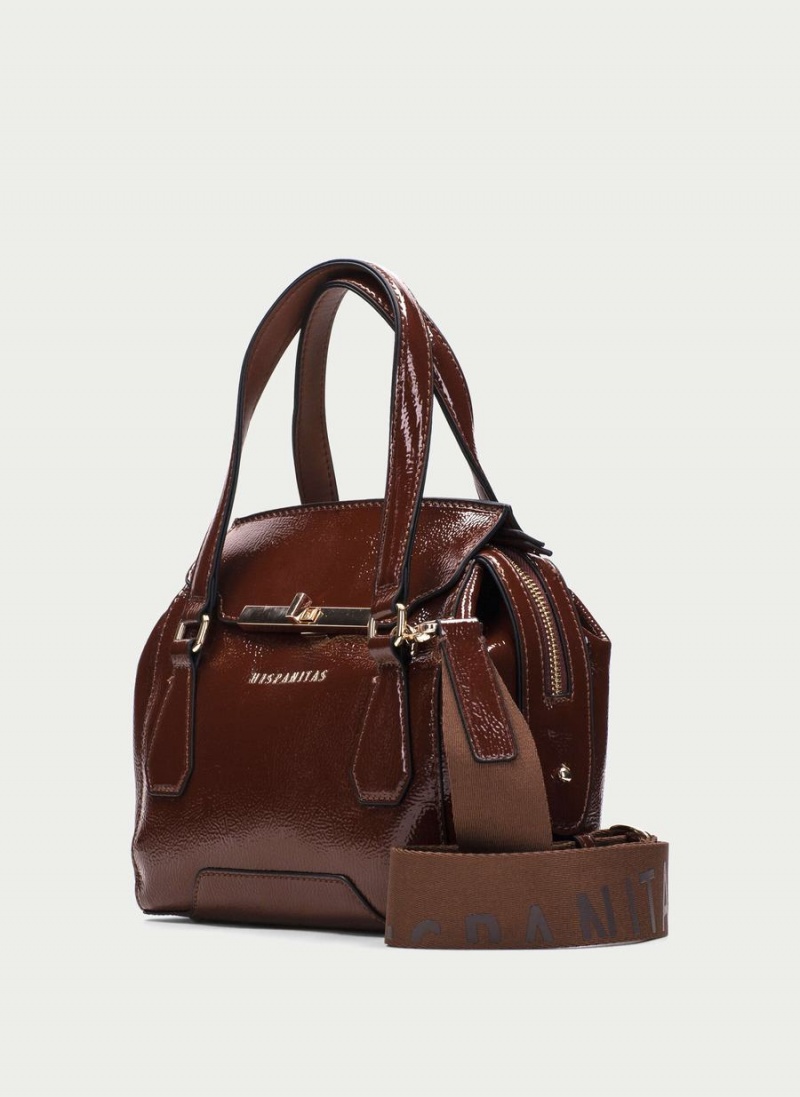 Hispanitas Top Handle Női Kézitáska Barna | XWJ1766RG
