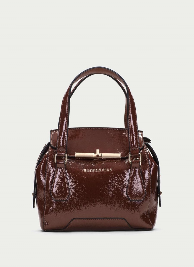 Hispanitas Top Handle Női Kézitáska Barna | XWJ1766RG