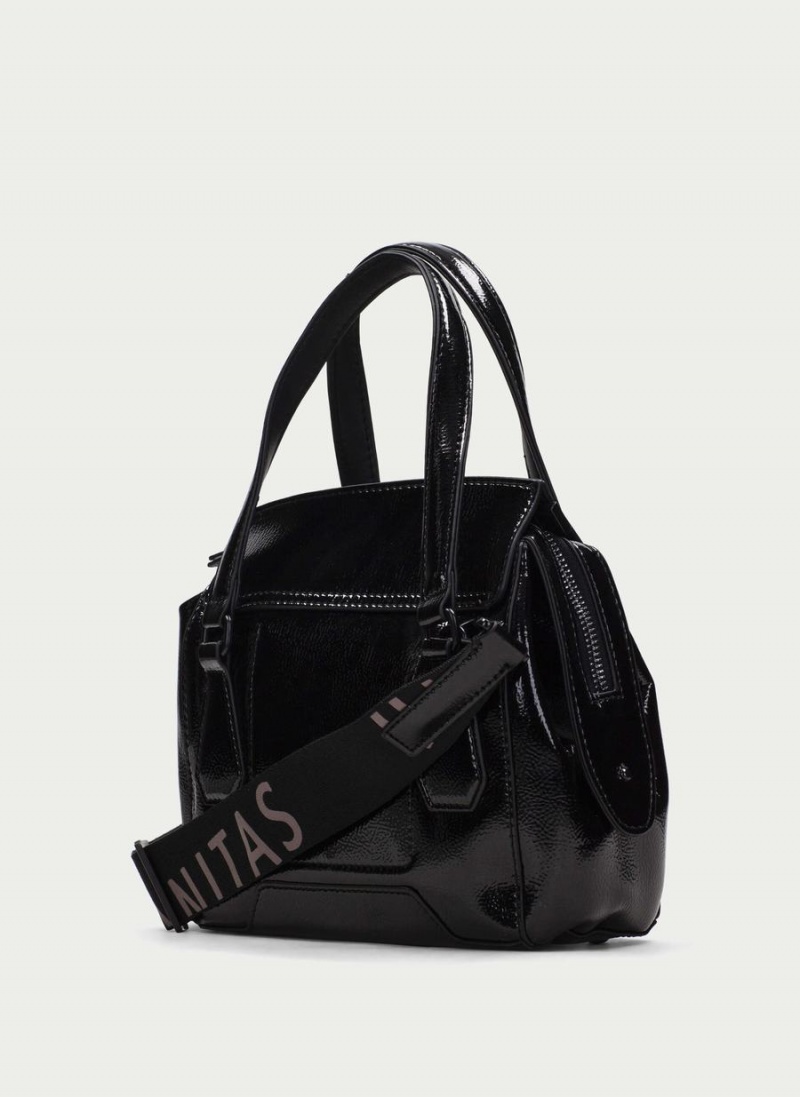 Hispanitas Top Handle Női Kézitáska Fekete | ELB5775QG